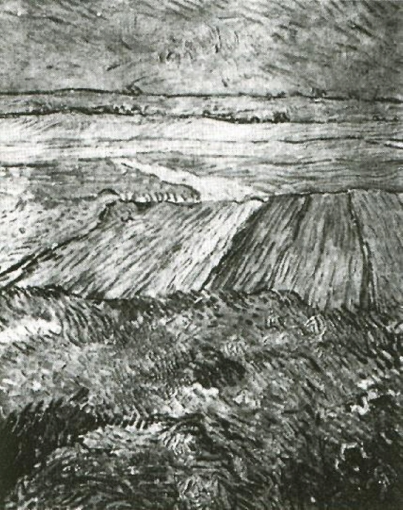 Картина Ван Гога Пшеничное поле 1890